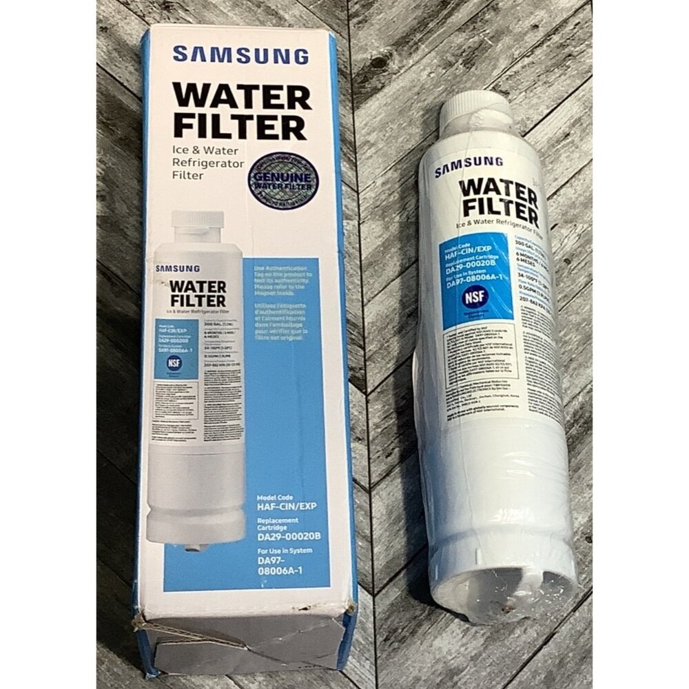 2 Samsung Genuine DA97-08006A-1 Water & Ice Refrigerator Filter DA29-00020B